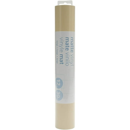 Beige Crackle Finish - Silhouette Matte Removable Vinyl, 12