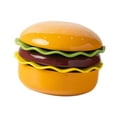thumbnail image 4 of Hamburguesa Cerámica Cineros de vajilla Plaza de hamburguesa apilable Juego de tazón de sopa Sopa de tazón para ahorrar platos decorativos para, 4 of 9