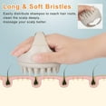thumbnail image 3 of Scalp Massager Shampoo Brush, Hair Scrub Brush with Soft Flexible Silicone Bristles Hair Care and Head Relaxation,Wet and Dry Hair Scrubber/Exfoliator for Dandruff Removal & Hair Growth,White, 3 of 5