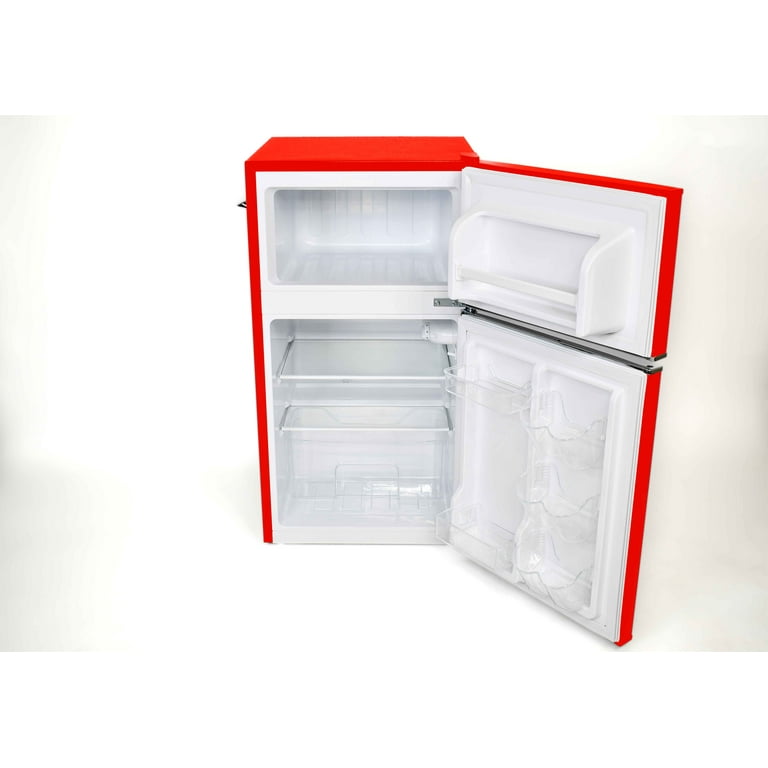 Frigidaire Retro Mini Fridge 3.1 Cu ft Two Door Compact
