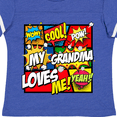 thumbnail image 4 of Inktastic My Grandma Loves Me Boys or Girls Toddler T-Shirt, 4 of 5