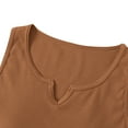 thumbnail image 5 of YHAJDS Pajama Set for Women 2 Piece Womens Night Shirts Solid Color Built In Bra Tank Top, 5 of 5