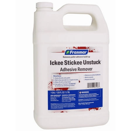 Screen Printing Cleaner - Franmar Adhesive Remover (1 Gallon) - Ickee Stickee Unstuck - Silk Screen Supplies