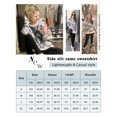 thumbnail image 5 of Sudadera ECOWISH para mujer, cuello redondo, manga larga, estampado de camuflaje, color beige, 5 of 5