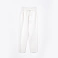 thumbnail image 1 of Pantalones casuales de mujer, pantalones holgados de nueve pulgadas, pantalones de mujer de estilo delgado, pantalones de pierna pequeña, 1 of 6