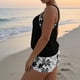 thumbnail image 5 of Traje de baño de dos piezas para mujer, tankini, estampado de hojas, bikini dividido, traje de baño de dos piezas para mujer, tankinis, trajes de baño de 2 piezas para mujer, trajes de baño para mujer, 5 of 5