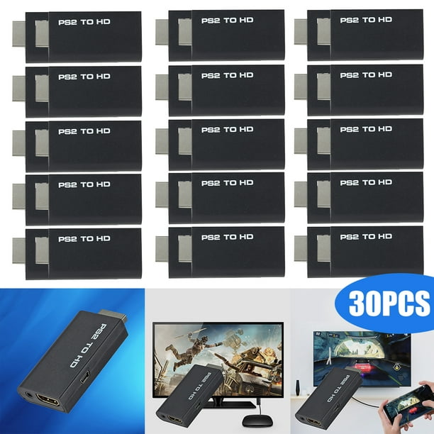 Para PS2 A Convertidor Audio Y Vídeo Compatible Consola Juegos Adaptador HDTV