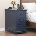 thumbnail image 4 of PLAMLE End Table with 3 Drawers for Living Room,Nightstand Sofa Side Table with Charging Station,End Table., 4 of 6