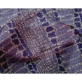 thumbnail image 4 of oneOone Silk Tabby Bluish Violet Fabric Crocodile Animal Skin Craft Projects Decor Fabric Printed By The Yard 42 Inch Wide, 4 of 4