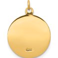 thumbnail image 5 of 14K Yellow Gold Saint Anne Medal Charm (21 X 15.5) Made In United States xac228, 5 of 6