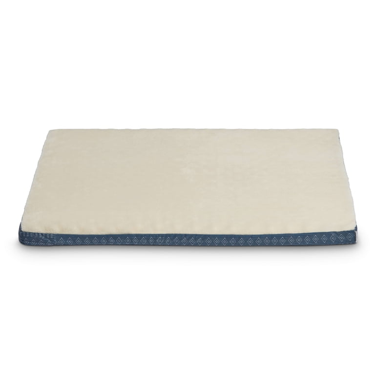 Orthopedic Foam Dog Bed, Blue, Large photo 1