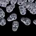 thumbnail image 3 of 100pcs Plastic Glass Retainer Transparent Mirror Cabinet Fix Clips, 3 of 4