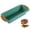 dark green, variant on Meatloaf and Bread Pan | Gourmet Non-Stick Silicone Loaf Pan for Baking Banana Bread, Meat Loaf, Pound Cake | Non-Stick Silicone, Handles - Pink