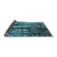thumbnail image 2 of Ahgly Company Indoor Square Oriental Light Blue Industrial Area Rugs, 4' Square, 2 of 4