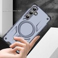 thumbnail image 5 of Allytechgroup Case for Samsung Galaxy S23 FE, [Compatible with Magsafe] Wireless Charging Shell with Card Pockets [Military Grade Drop Protection] Rugged Hard Back & Shockproof TPU Cover, Gray, 5 of 12