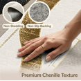 thumbnail image 6 of ODIKA 3'x5' Washable Area Rug Spotted Abstract Animal Inspired Stripes With Gold Geometric Accents for Hallway, Laundry Room, Non-Slip, Flatweave, Easy Care, 6 of 7