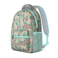 thumbnail image 2 of Golden Retriever Dog and Flowers Backpack for School,Cute School Bag,Schoolbag with Adjustable Shoulder Straps & Padded Back,15.3"x11"x6.7", 2 of 6