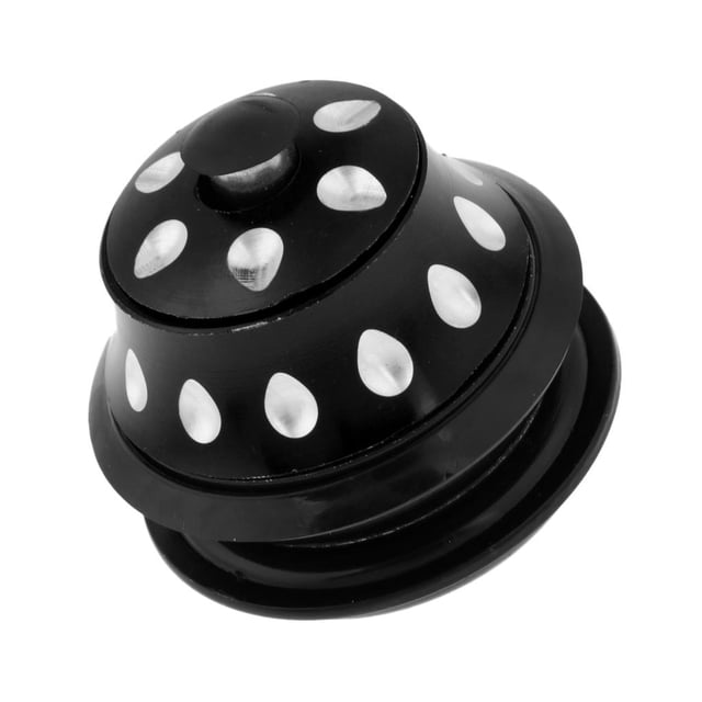 Cubierta superior del vástago de dirección de aleación de aluminio para bicicleta de carretera MTB de 44 mm Negro