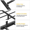 thumbnail image 5 of Ourlova Queen Bed Frame, 14-inch High Metal Platform Bed Frame, Queen Size Bed Frame with Metal Slat Support, Under Bed Storage, No Box Spring Needed, Noiseless Design, 5 of 5