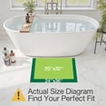 thumbnail image 2 of FRABE Bathroom Rug 20x32, Soft Absorbent Microfiber Bath Mats, Non-Slip Machine Wash Bath Mats for Bathroom, Shower and Bathtub Floor, Sunflower, 2 of 10