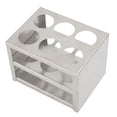 thumbnail image 1 of RACK DE TUBO DE ENSAYO de Metal, Soporte de Tomo de Centrífuga 3 Niveles Estructura Resistente 6 Hoyos para Laboratorio, 1 of 7