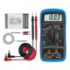 thumbnail image 1 of Probador eléctrico multímetro digital , amperímetro ímetro, mide con precisión el aje, corriente, amperios, resistencia, capacitancia Azul Yotijar voltímetro probador de voltaje, 1 of 6