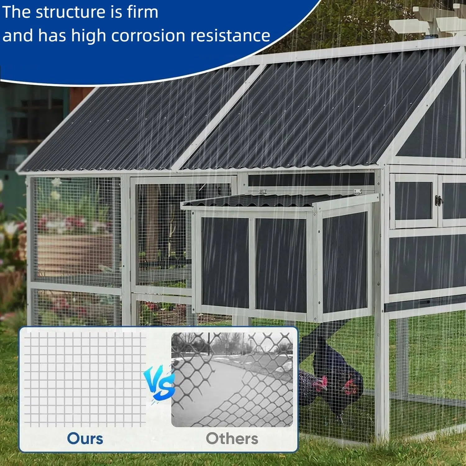 24 inch x 100 ft Black Hardware Cloth,1/4 Inch Mesh 21 Gauge - PVC Coated Welded Wire Mesh - Heavy Duty Galvanized Metal Fencing for Chicken Coop,Poultry Netting,Garden Protection,Animal Enclosures