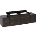 thumbnail image 1 of Imaginations Américaines 76 po W Vanity Set Gris, 1 of 1