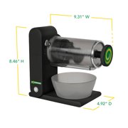 Yonanas Portable Shaved Ice Maker Cordless and Rechargeable Hands-Free Operation for Fluffy Snow Cones, Slushies and Frozen Drinks, USB-C Charging