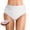 White, variant on NMMUED Ruched Bikini Bottoms Women's High Waisted Bikini Bottom Tummy Control Ruched Bathing Suit Swim Bottom Swimsuit Bottoms for Women Black L