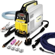 S SIMDER TIG Welder 110V/220V Dual Voltage 200Amp TIG/ARC/Stick 2 in 1 Welder IGBT Inverter TIG Welding Machine