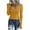 Yellow, variant on Clothing Women's Long sleeve T-shirt Women Long Sleeve Henley T Shirts Button Down Slim Fit Tops Scoop Neck Ribbed Knit Shirts Women's Polyester T-Shirt