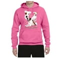thumbnail image 2 of If It's Not a Jack Russell Terrier It's Just a Dog | Mens Dog Lover Hooded Sweatshirt Graphic Hoodie, Neon Pink, Small, 2 of 3
