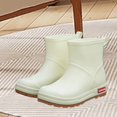 thumbnail image 4 of Botas de lluvia para mujer, botas de lluvia bajas, impermeables, para días lluviosos, zapatos de lluvia versátiles, botas de lluvia antideslizantes 240cmx17cm, 4 of 8