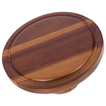 ETHZZLE Wood Cake Stand Footed Round Display Tray for Wedding Party Desserts