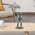 thumbnail image 4 of Estatua de jardín miniatura-jardín exterior estatuilla accesorio escultura coleccionable para hadas jardín hogar Sala Sunnimix Estatuas de rana, 4 of 8