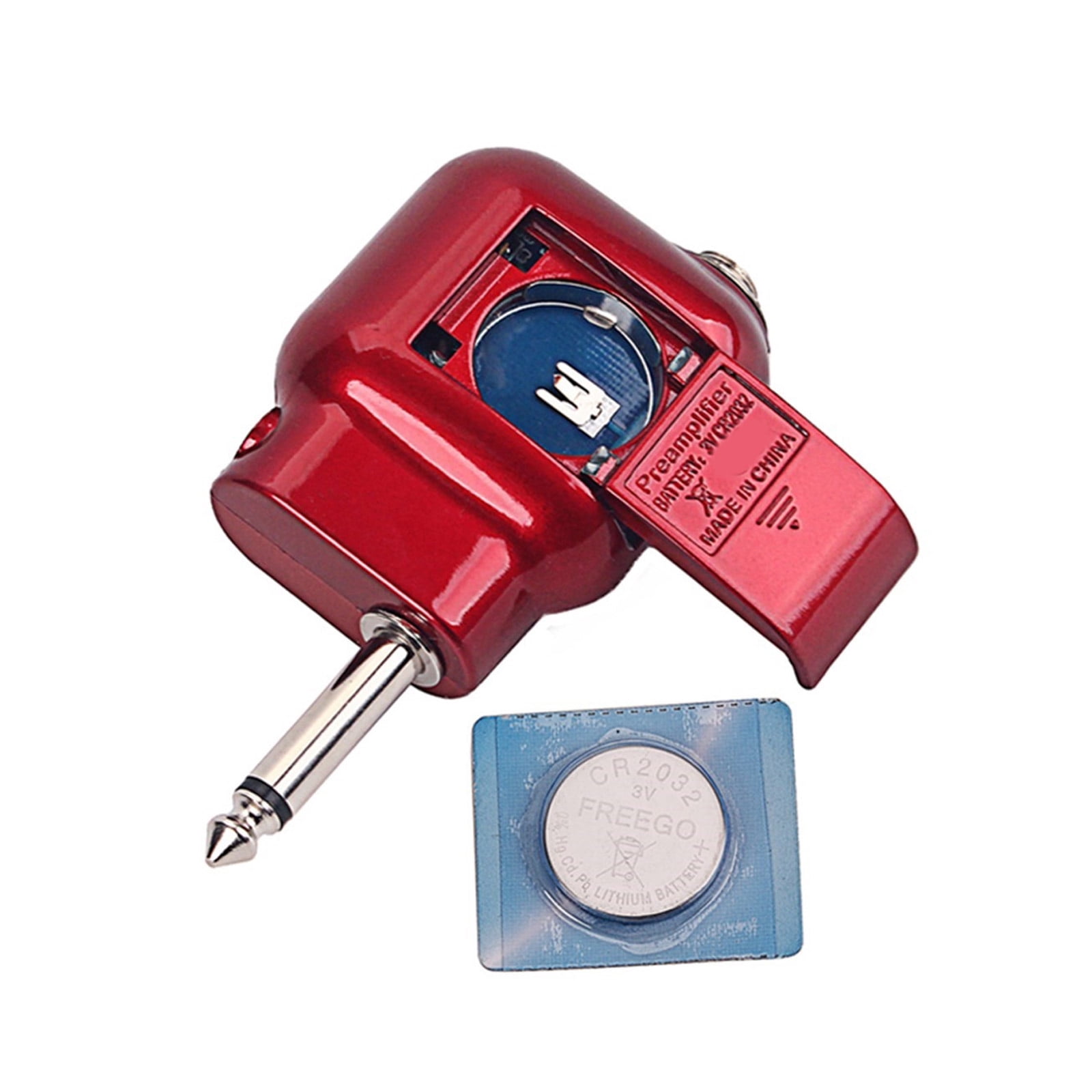 Small Preamplifier Preamp Guitars Pickup EQ Equalizers Preamplifier 6.35mm Plug Acoustic Guitar Preamplifier Enduring