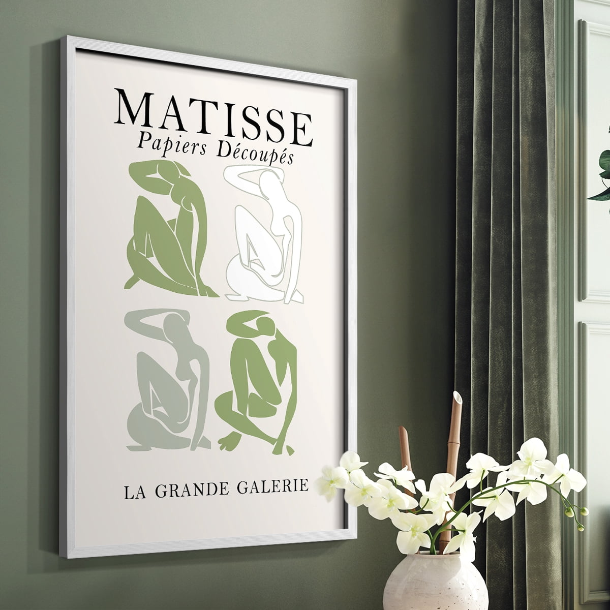 Matisse CCLXXXVI in Solid Wood 11 x 14 Framed Print