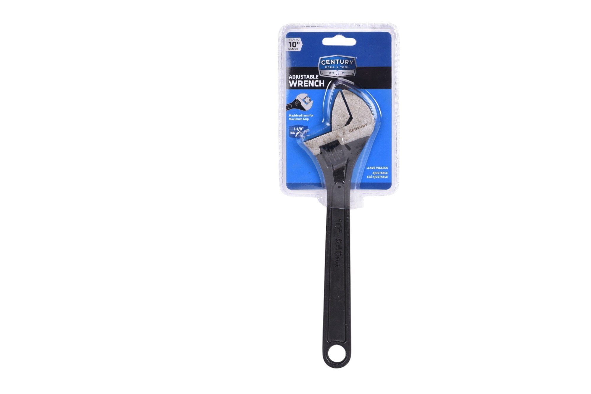 Century Drill & Tool 72625 Adjustable Wrench, 10"