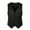 Black, variant on Simple Solid Color Men Suit Vest Slim Fit V-neck Sleeveless Single Breasted Leisure Party Bar Banquet Dress Waistcoat Workwear