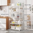 thumbnail image 2 of puresly 5 Tier Storage Shelves Adjustable Shelving Unit Heavy Duty Storage Rack 66 Lbs Capacity for Kitchen Pantry Closet Bathroom Laundry Garage, 2 of 9