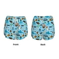 thumbnail image 3 of Rateoe Animal Pirate Printed 2 in 1 Women's Workout Shorts for Athletic Gym Running Shorts with Phone Pockets-Medium, 3 of 7