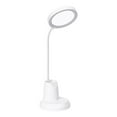 thumbnail image 2 of Kezqiaxn Led Desk Lamp for Home and Study Office, Black Small Rechargeable Desk Light with Pen Gooseneck Desk Lamps 3 Lighting Modes, Dimmable, Eye-Caring Lantern white, 2 of 8