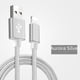 thumbnail image 3 of Cable de carga para teléfono móvil tipo C de Android para teléfono móvil Apple iPhone tejido de nailon, 3 of 3