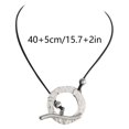 thumbnail image 3 of Geometric Pendant Necklace for Girls Lady Vintage Style Neckchain Fashion Neckwear Jewelry Gift for Parties and Daily, 3 of 4