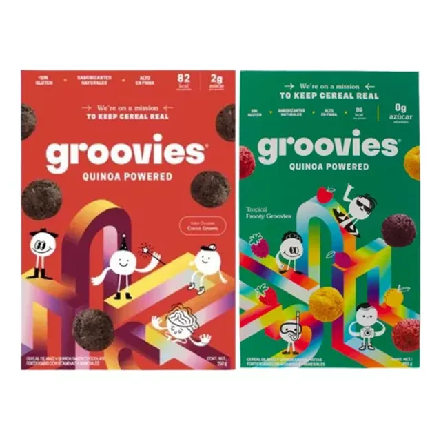 Cereal Groovies Quinoa Cocoa + Frooty Groovies 500g