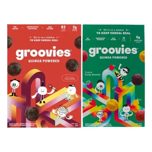 Cereal Groovies Quinoa Cocoa + Frooty Groovies 500g