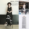 thumbnail image 6 of Elegant Women O-Neck Sleeveless Maxi Robe Summer Long Vestidos Female Dress, 6 of 11