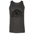 thumbnail image 1 of Gravity Outdoor Co. Logo Tri-Blend Tank Top - Logo negro - Negro - Grande Gravity Outdoor Co. tanque, 1 of 1