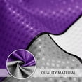 thumbnail image 5 of Shower Curtain Modern Purple and Black White Shower Curtain Set Grey Geometric Polyester Fabric Waffle Weave Textured for Bathroom with 12 Hooks, Water Repellent, Machine Washable, 72×72 Inches, 5 of 5